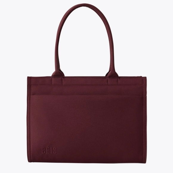 BEIS Burgundy Tote Bag - Picture 3 of 8